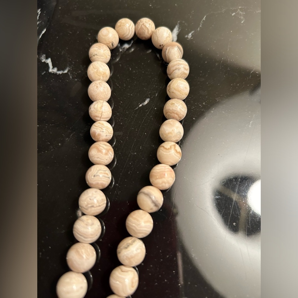 Beautiful Vintage Beaded Jasper Necklace